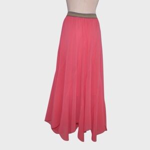 Vanessa Virginia for Anthropologie Colima Chiffon Maxi Skirt